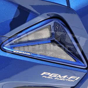 Ermax boční kryty s mřížkou - Honda MSX 125 2013-2015, 2014/2015 metallic blue (WS329) - 1