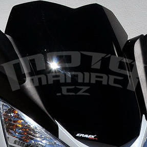 Ermax Sport plexi 40cm - Honda S-Wing 125 2007-2014, černé neprůhledné