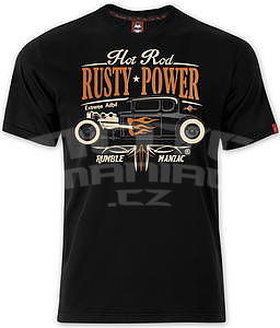 Motorcycles Performance EADHD Rusty Power Black pánské triko - 1