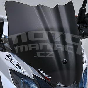 Ermax Sport Double Bubble plexi větrný štítek 26cm - Suzuki GSR750 2011-2015, černé satin