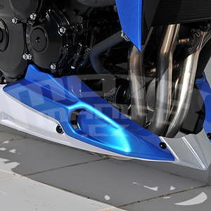 Ermax kryt motoru trojdílný - Suzuki GSR750 2011-2015, 2013/2015 white/metallic blue (YWW/YSF)