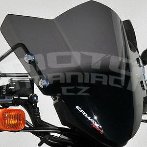 Ermax Double Bubble plexi větrný štítek 33cm - Yamaha BW´s 125 2010-2013, černé kouřové