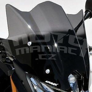 Ermax plexi větrný štítek 30cm - Yamaha FZ8 2010-2016, černé kouřové
