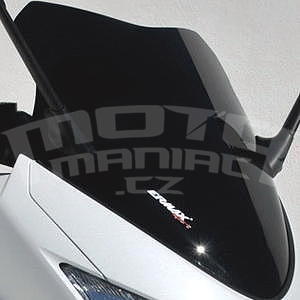 Ermax Hyper Sport plexi 55cm, otvory pro zrcátka - Yamaha TMax 500 2008-2011, černé neprůhledné