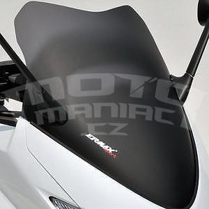 Ermax Hyper Sport plexi 55cm, otvory pro zrcátka - Yamaha TMax 500 2008-2011, černé satin