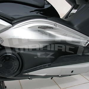 Ermax boční plasty - Yamaha TMax 500 2008-2011, 2009/2011 metallic grey (high tech silver