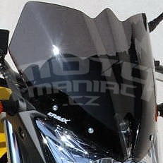 Ermax plexi větrný štítek 29cm - Yamaha XJ6 2009-2012, černé kouřové