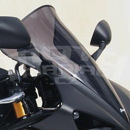 Ermax turistické plexi +5cm (48cm) - Yamaha YZF-R1 2009-2014, černé kouřové