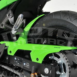 Ermax zadní blatník s krytem řetězu - Kawasaki Ninja 300 2013-2016, fluo green (lime green)