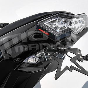 Ermax podsedlový plast s držákem SPZ - Kawasaki Z1000SX 2011-2016, 2011/2012 glossy black (ebony)