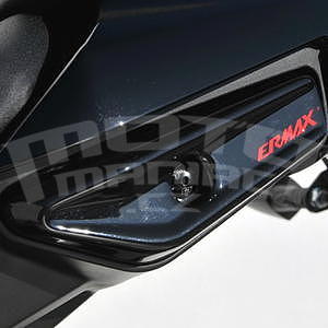 Ermax kryty uchycení madel spolujezdce - Kawasaki Z1000SX 2011-2016, 2011/2012 glossy black (ebony)