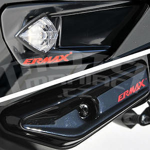 Ermax kryty uchycení blinkrů a madel spolujezdce - Kawasaki Z1000SX 2011-2016, 2011/2012 black (ebony)