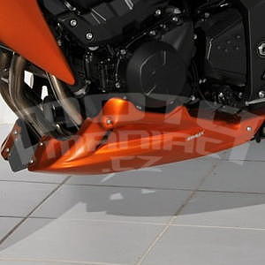 Ermax kryt motoru trojdílný - Kawasaki Z750 2007-2012, 2010 amber metal (candy sparkling orange)