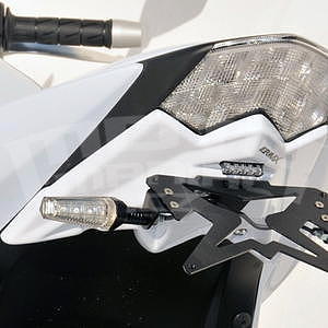Ermax podsedlový plast s držákem SPZ - Kawasaki Z750 2007-2012, 2010, 2012 white (pearl stardust white)