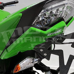 Ermax podsedlový plast s držákem SPZ - Kawasaki Z750 2007-2012, 2011 fluo green