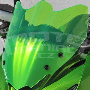 Ermax Sport plexi větrný štítek 28cm - Kawasaki Z750R 2011-2012, zelené fluo 2