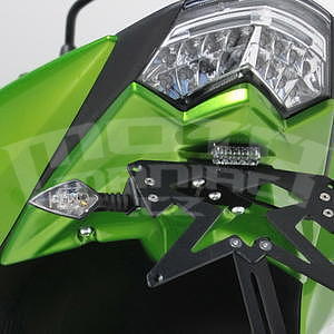 Ermax podsedlový plast s držákem SPZ - Kawasaki Z750R 2011-2012, pearl green (candy lime green)