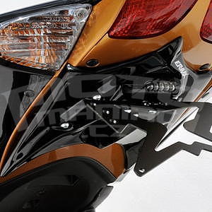 Ermax podsedlový plast s držákem SPZ - Suzuki GSX-R600/750 2008-2010, 2008 glossy black (YAY)