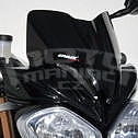 Ermax přední maska s plexi 21cm - Triumph Speed Triple 2011-2016, metallic black (phantom black)with light black screen
