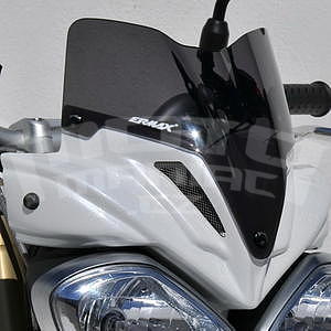 Ermax přední maska s plexi 25cm - Triumph Street Triple 2012, 2012 white (crystal white)with light black screen