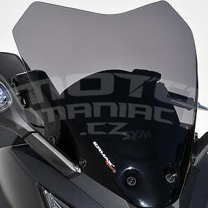 Ermax Sport plexi 49cm - SYM GTS Joymax 125/300 2012-2016, černé kouřové
