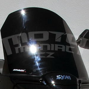 Ermax Sport plexi 35cm - SYM Joyride 125/200 2011-2016, černé neprůhledné