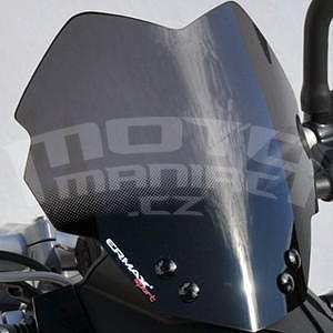 Ermax Sport plexi větrný štítek 22cm - KTM 125 Duke 2011-2014, černé kouřové