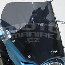 Ermax plexi větrný štítek 22cm - Honda CB600F Hornet 2005-2006, černé kouřové - 1