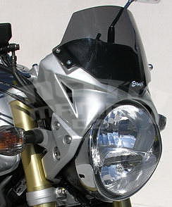 Ermax maska broušený hliník, černé plexi - Honda CB600F Hornet 2005-2006 - 1