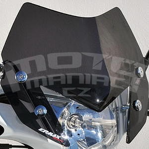 Ermax Sport plexi větrný štítek 33cm - SYM RX 110 2010-2011, černé kouřové