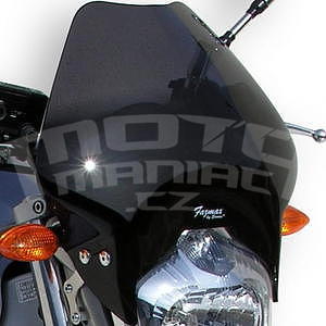 Ermax Mini Fazmax plexi větrný štítek 30cm - Yamaha FZ6 2004-2008, černé neprůhledné