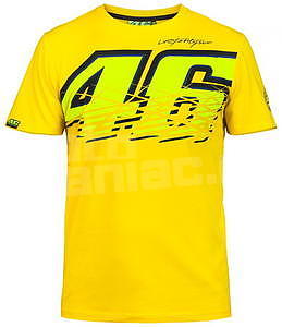 Valentino Rossi VR46 pánské triko žluté - 1