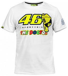 Valentino Rossi VR46 pánské triko bílé - vel. S - 1