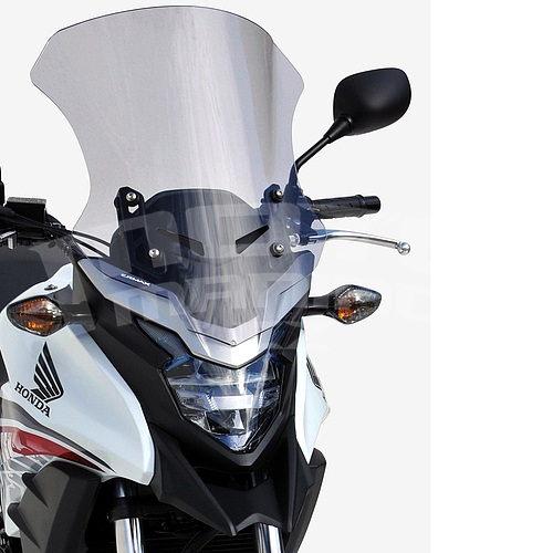 Ermax turistické plexi 47cm (+5cm) - Honda CB500X 2016, lehce kouřové