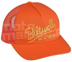 Biltwell Ride 'Em Trucker Hat Orange - 1