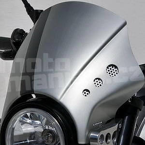 Ermax přední maska - Yamaha XSR900 2016, grey (garage metal)/black