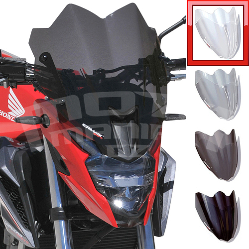 Ermax Sport plexi větrný štítek - Honda CB500F 2016, čiré