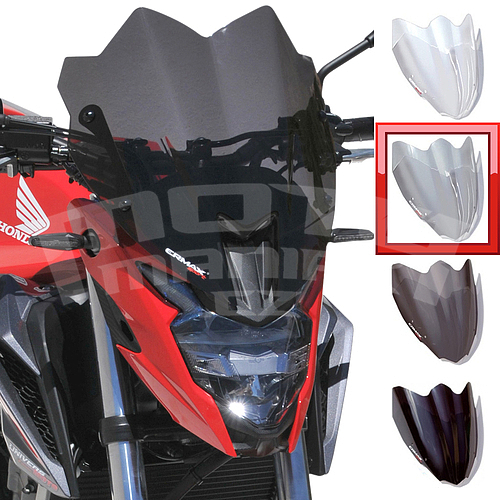 Ermax Sport plexi větrný štítek - Honda CB500F 2016, lehce kouřové