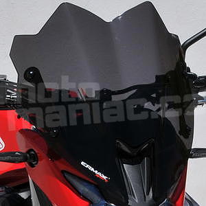 Ermax Sport plexi větrný štítek - Honda CB500F 2016, černé kouřové