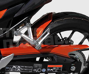 Ermax zadní blatník s krytem řetězu - Honda CB500F 2016, oranžová metalíza/šedá antracit