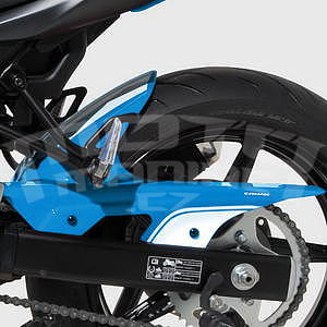 Ermax zadní blatník s krytem řetězu - Suzuki SV650 2016, modrá metalíza Triton (YSF)/bílá