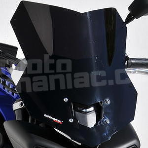 Ermax Sport Touring plexi 39cm - Yamaha MT-10 2016, černé neprůhledné