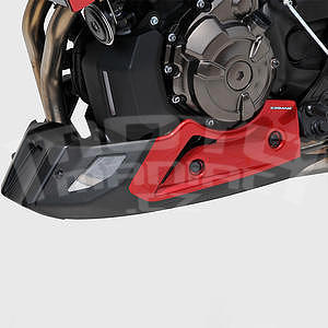 Ermax kryt motoru 3-dílný - Yamaha Tracer 700 2016, červená metalíza (radical red)/černá matná