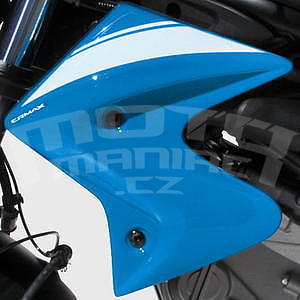 Ermax kryty chladiče - Suzuki SV650 2016, modrá metalíza Triton (YSF)/bílá