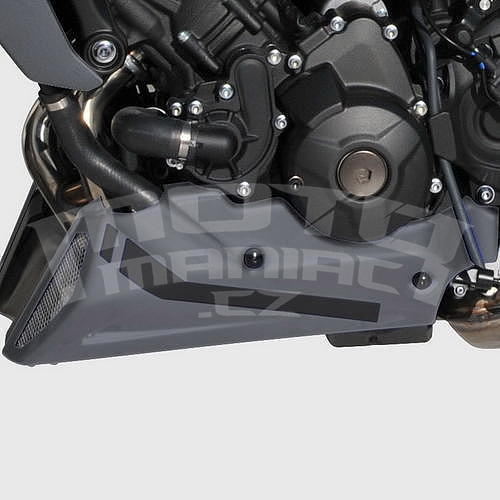 Ermax kryt motoru trojdílný - Yamaha MT-09 2017-2020, šedá antracit (moto night Fluo) - 1