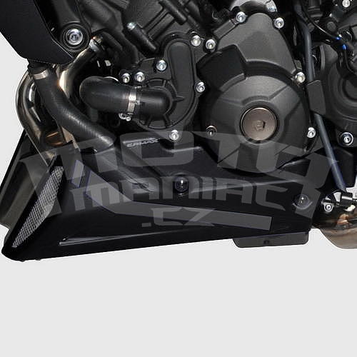 Ermax kryt motoru trojdílný - Yamaha MT-09 2017-2020, černá (tech black MDNM6) - 1