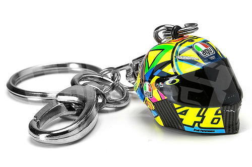 Valentino Rossi VR46 přívěsek na klíče 3D