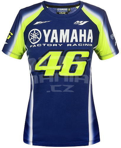 Valentino Rossi VR46 dámské triko - edice Yamaha - 1