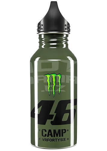 Valentino Rossi VR46 hliníková láhev na pití - edice Monster Camp