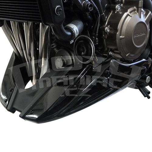 Ermax kryt motoru 3-dílný - Honda CB650R Neo Sports Café 2019, černá metalíza (Graphite Black NHB01EB) - 1